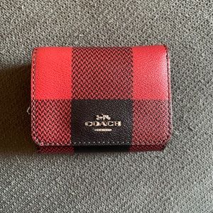 Small Trifold Coach Wallet